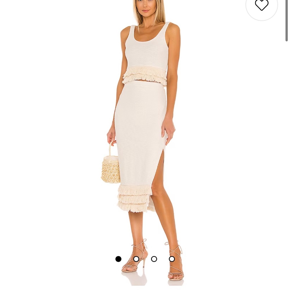 Saylor Staunton White Tank & Midi Set